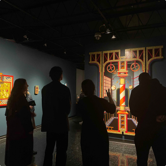 Gallery Night Providence attendees viewing art